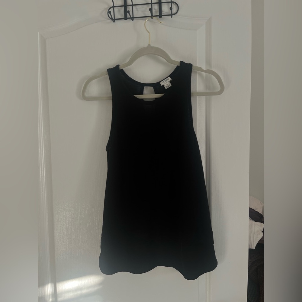 J Crew Black Sleeveless Women's Top